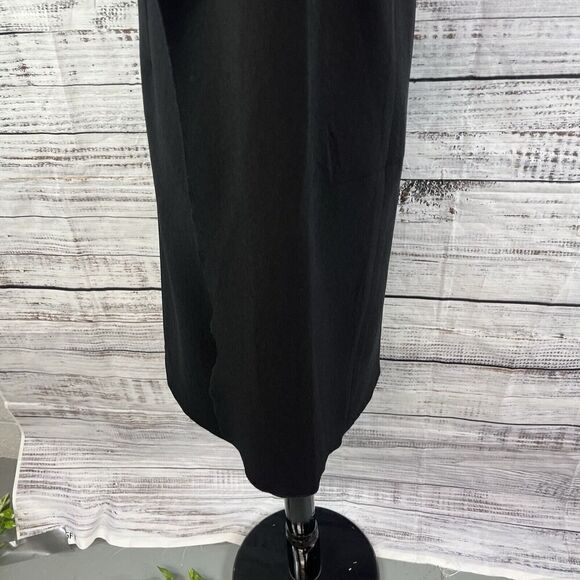 Trina Turk Los Angels Little Black Cape Dress size 2 Wedding Cocktail Evening - Picture 14 of 16